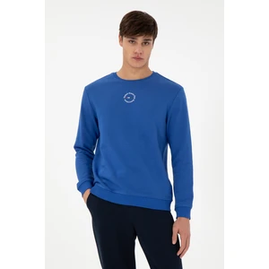 U.S. Polo Assn. Erkek Saks Sweatshirt 50293436-VR045
