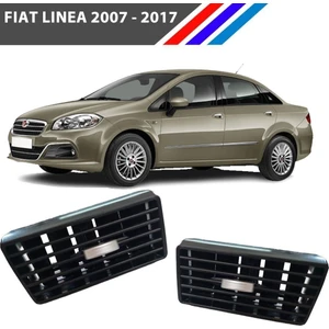 AR Oto Market Fiat Linea Havalandırma Izgarası Köşe Sol-Sağ Set Krom Düğmeli