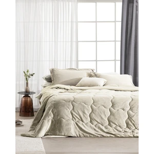 Madame Coco Kaira Çift Kişilik Comforter Set - Bej