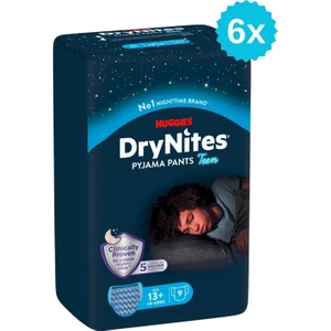Drynites Erkek Emici Gece Külodu 13+ Yaş 48-60 kg 9lu x 6 Adet