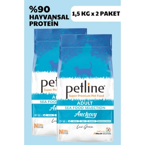 Hamsili Balıklı Yetişkin Kedi Maması 3KG ( 2 x 1.5Kg ) - ANCHOVY