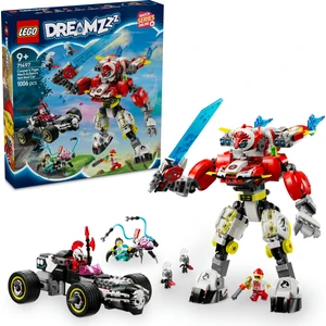 LEGO® DREAMZzz™ Cooper'ın Kaplan Robotu ve Zero'nun Hot Rod Arabası 71497 - 9 Yaş & Üzeri Çocuklar için Oyuncak Yapım Seti (1006 P)