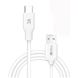 CAB251 3A Type-C Data ve Şarj Kablosu - 1 Metre - Hızlı Şarj - White