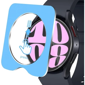 Samsung Galaxy Watch 4 40MM Kolay Uygulama Aparatlı Cam Ekran Koruyucu 01