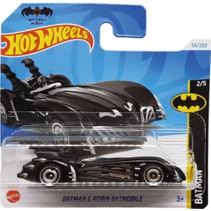 Hot Wheels 1/64 Ölçek Tekli Regular Arabalar HYW60 Batman / Batman & Robin Batmobile