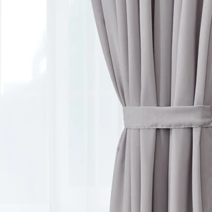Soft Mori Fon Perde - Gri - 300X270 cm