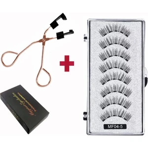 Yapışkansız Mıknatıslı Kirpik Klipsi 5 Kit 3D Vizon Yapay Kirpikler (Yurt Dışından)