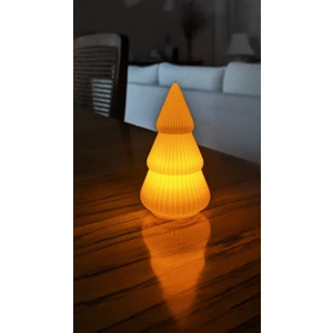 Peradesign Çam Ağacı Tealight Mumluk Dekoratif Kış Konsepti Yılbaşı Süsleri 10  cm  -15  cm  -20  cm