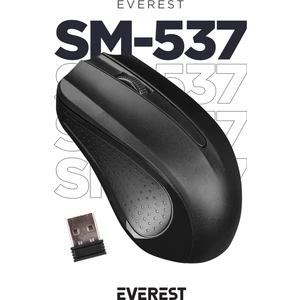 SM-537 Usb Siyah 2.4Ghz Kablosuz Mouse