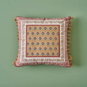 Bella Maison Indian Beauty Boncuklu Kırlent Kılıfı (43 x 43 cm)