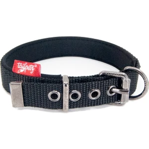 Yumuşak Dokulu Köpek Boyun Tasması - Rahat ve Dayanıklı, Konforlu Siyah