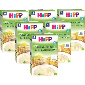 Organik Yulaflı Ek Gıda 6'lı 200 gr Kaşık Maması