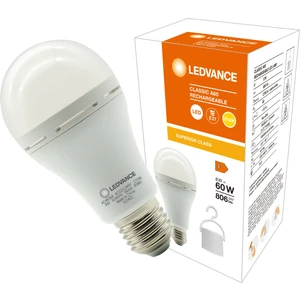 Ledvance 8W (60W) 2700K (Sarı Işık) E27 Duylu Şarj Edilebilir LED Ampul