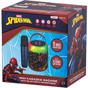 Marvel Spıder-Man Bluetooth Hoparlör ve Mikrofon Kablosuz Marvel Spıderman Karaoke Seti Mikrofonlu