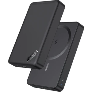 GAR276 5000 Mah Manyetik Kablosuz Type-C Girişli Taşınabilir Powerbank - Siyah