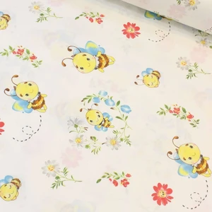 Wella Home Sarı Arı Nevresimlik Poplin Kumaş-Wlhm