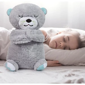 Harika Peluş Nefes Alıp Veren Uyku Arkadaşı Su Samuru, Bebek Sakinleştici Pelüş