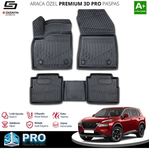 Nissan X-Trail E-Power 3D Pro Havuzlu Paspas 2021 Üzeri A+ Kalite