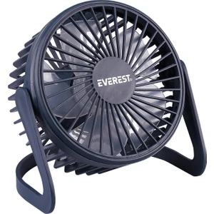 EFN-505 360 Derece Dönüş  Taşınabilir Mini Masaüstü Lacivert USB Fan Vantilatör