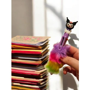 Kuromi Peluş 6 Renkli Tükenmez Kalem