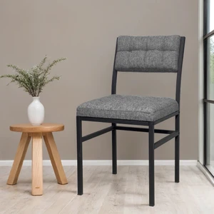 Lumodi Mobilya Mutfak Sandalyesi, Yemek Odası Kafe Restoran Silinebilir Keten Kumaş