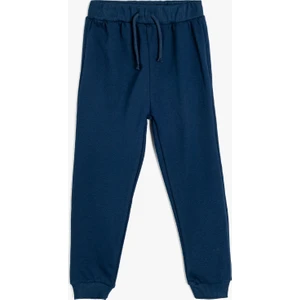 Beli Bağlamalı Pamuk Karışımlı Basic Jogger Eşofman Altı
