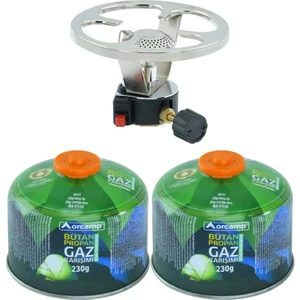 Çakmaklı Siboplu Kartuş Ocak+2 Adet 230 gr Tüp KTS-230 ORC-003-A2