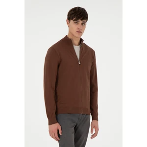 U.S. Polo Assn. Erkek Kahverengi Hırka (Triko) 50298268-VR029