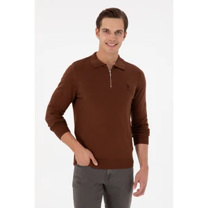 U.S. Polo Assn. Erkek Kahverengi Kazak /triko 50297066-VR158