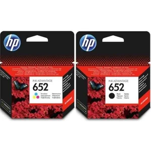 652 F6V24A / F6V25A  Siyah ve Renkli Avantaj Paket Kartuş / Hp Deskjet Ink Advantage