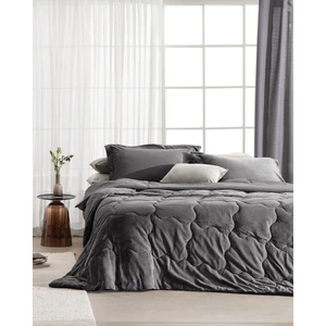 Madame Coco Kaira King Size Comforter Set - Antrasit