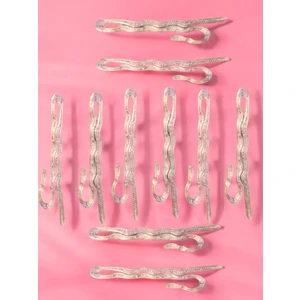 10 Adet LED Perde Askı Aparatı Peri LED Asma Aparatı LED Askısı (Biyoplastik)