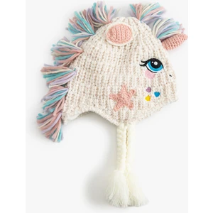 Unicorn Örgü Bere Ponpon Detaylı