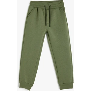 Beli Bağlamalı Cep Detaylı Basic Jogger Eşofman Altı