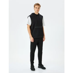 Fermuarlı Cepli Viskon Karışımlı Jogger Spor Eşofman Altı