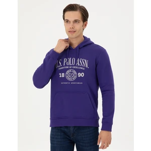U.S. Polo Assn. Erkek Mor Sweatshirt 50293446-VR038