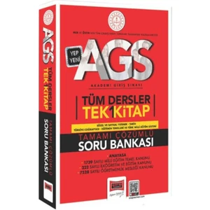 Yargı Yayınevi 2025 Meb / Ags Tüm Dersler Tamamı Çözümlü Tek Kitap Soru Bankası