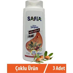 Kapalı Saçlar Şampuan 3X650 ml