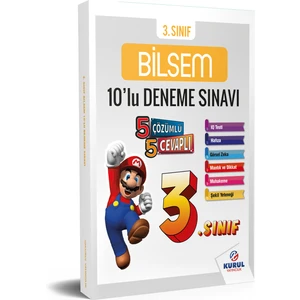 Kurul Yayıncılık 2025 3. Sınıf BİLSEM Hazırlık Çözümlü 10 Deneme Sınavı