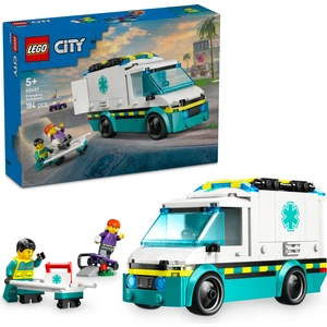 LEGO® City Acil Yardım Ambulansı 60451 - 5 Yaş & Üzeri Çocuklar için Yaratıcı Oyuncak Yapım Seti (184 Parça)