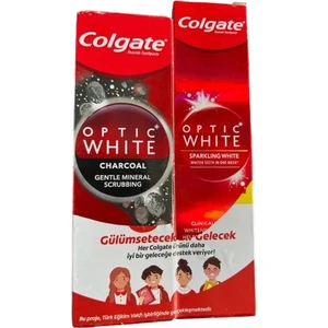 Dişmacunu Optic White Parıldayan Beyazlık & Optic White Charcoal Diş Macunu