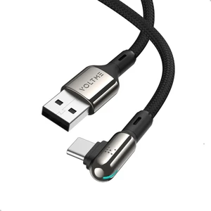 C2067 Stark 60W USB To Type-C Şarj Kablosu 1.2m 3A-SIYAH