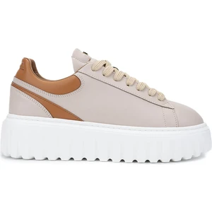 Tamer Tanca Kadın Deri /suni Nude Sneakers & Spor Ayakkabı 1009 05 Bn Ayk SK24-25 Nude Cılt/tb Cılt
