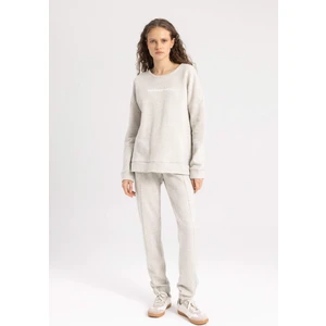 Slim Fit Dar Kesim Casual Pijama Altı-Fall in Love C5773AX23CW