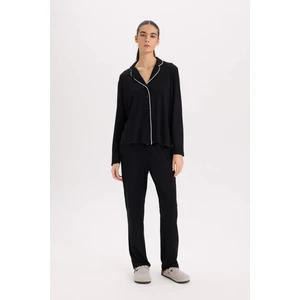 Fall in Love Pijama Takımı Regular Fit Uzun Kollu Üst Uzun Alt E1804AX24WN