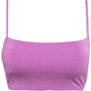 Regular Fit Parlak Kumaş Bikini Üstü-Fall in Love B7475AX24SM
