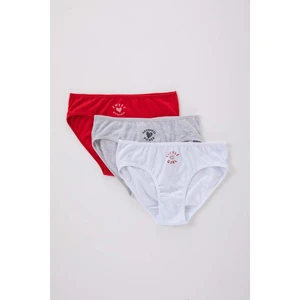 Kız Çocuk 3'lü Slip Külot B5194A823WN
