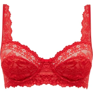 Telli Dantelli Kırmızı Tişört Bra-Fall in Love E2306AX24AU
