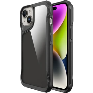 Apple iPhone 15 Kılıf Kamera Çıkıntılı Koruyucu Kalın Kristal Siyah Kılıf