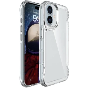 Apple iPhone 16 Plus Kılıf Kamera Çıkıntılı Koruyucu Kalın Kristal Şeffaf Kılıf